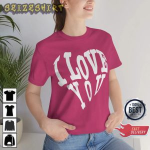 I Love You Valentine Day Heart Xoxo Unisex Shirt