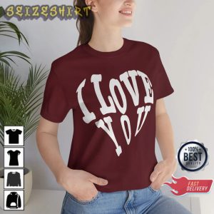 I Love You Valentine Day Heart Xoxo Unisex Shirt