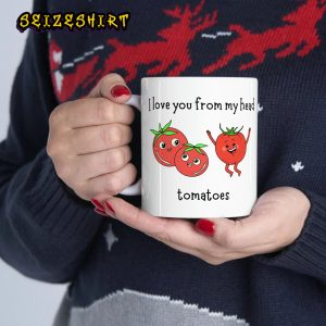 I Love you From My Heart Tomato Love Coffee Mug