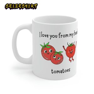 I Love you From My Heart Tomato Love Coffee Mug