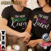 I’m His and Her King and Queen Handsome King & Adorable Queen Couple T-Shirt