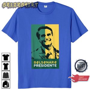 Jair Bolsonaro 2022 2023 Bolsonaro Presidente Camiseta Brazil President T-Shirt