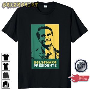 Jair Bolsonaro 2022 2023 Bolsonaro Presidente Camiseta Brazil President T-Shirt