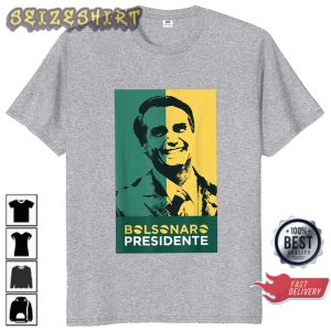 Jair Bolsonaro 2022 2023 Bolsonaro Presidente Camiseta Brazil President T-Shirt