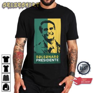 Jair Bolsonaro 2022 2023 Bolsonaro Presidente Camiseta Brazil President T-Shirt