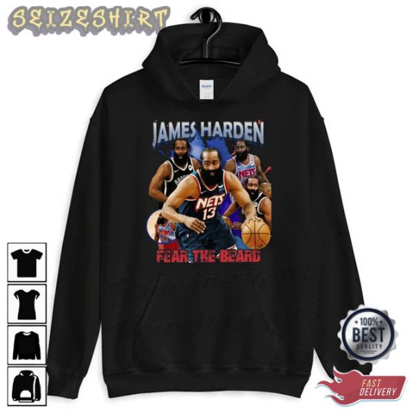 James Harden 90s Style Vintage Bootleg Graphic Tee Shirt