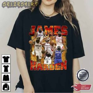 James Harden The Beard 90s Vintage Bootleg Unisex Rap T-Shirt