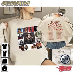 Janet Jackson Together Again Tour 2023 Gift For Fan T-Shirt