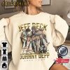 Jeff Beck And Johnny Depp 2022 Tour Vintage 90s Graphic NA Tour T-Shirt