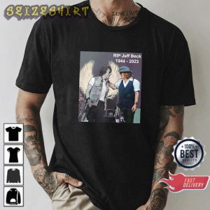 Jeff Beck And Johnny Depp RIP Jeff Beck 1944 – 2023 Unisex T-Shirt