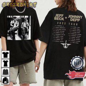 Jeff Beck Johnny Depp Live In Concert Tour 2022 RIP Jeff Beck Unisex T-Shirt