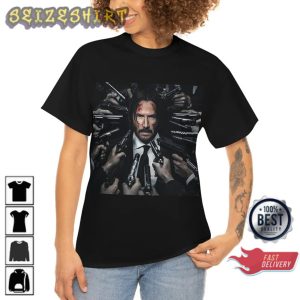 John Wick Heavy Cotton Unisex Graphic Shirt