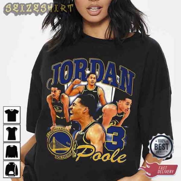 Jordan Poole 90s Style Vintage Bootleg Graphic T shirt