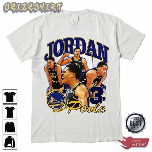 Jordan Poole 90s Style Vintage Bootleg Graphic T shirt