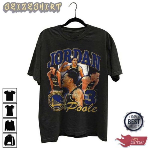 Jordan Poole 90s Style Vintage Bootleg Graphic T shirt