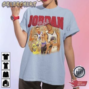 Jordan Poole 90s Style Vintage Bootleg Tee Shirt