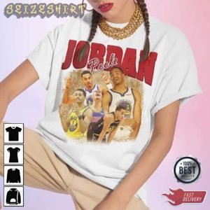 Jordan Poole 90s Style Vintage Bootleg Tee Shirt