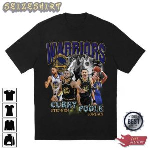 Jordan Poole And Stephen Curry Vintage 90s Style T-Shirt