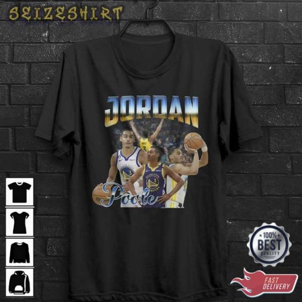 Jordan Poole Basketball Player MVP Slam Dunk Merchandise Bootleg Vintage T-shirt