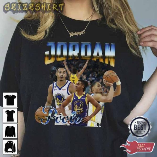 Jordan Poole Basketball Player MVP Slam Dunk Merchandise Bootleg Vintage T-shirt