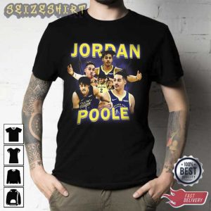 Jordan Poole Golden State Warriors 90s Vintage x Bootleg Style Rap Shirt