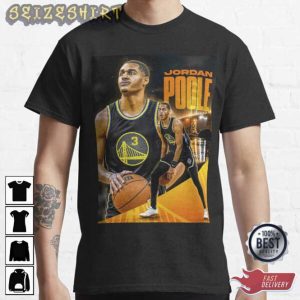 Jordan Poole Poster Golden State Warriors Poster Street NBA Wall Tee Shirt