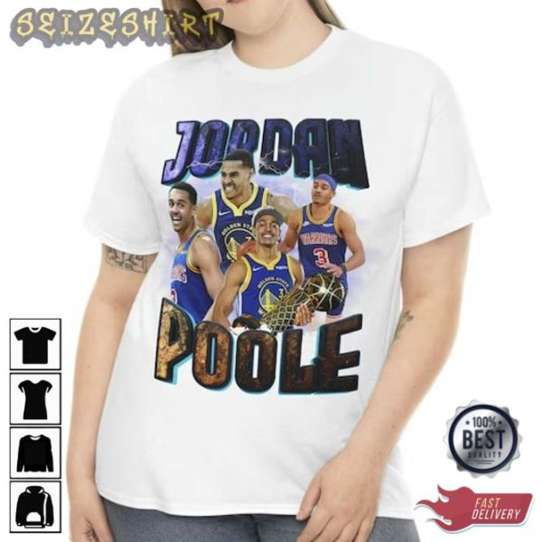 Jordan Poole Shirt Basketball Player MVP Tee Shirt