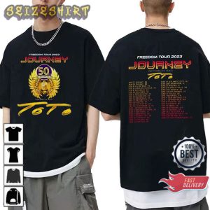 Journey 2023 Freedom Rock Tour Don’t Stop Believin T-Shirt