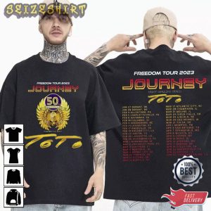 Journey 2023 Freedom Tour 2023 Journey Tour Concert Rock T-Shirt