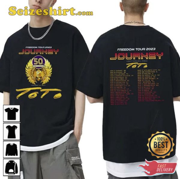 ToTo Journey 2023 Freedom Tour 50 ToTo Shirt