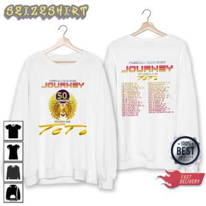 Journey 50th Anniversary Journey Freedom Tour 2023 Rock Fan Gift Sweatshirt