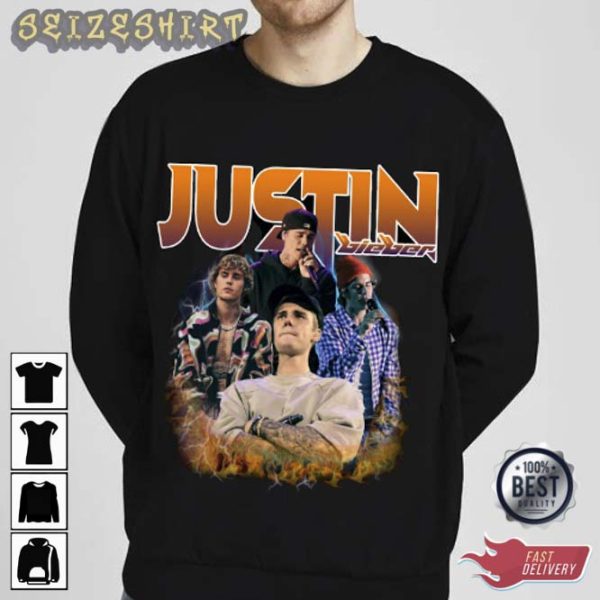 Justin Bieber Vintage 90s Bootleg Rap Tee