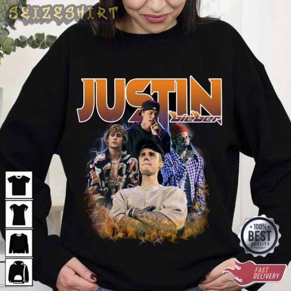 Justin Bieber Vintage 90s Bootleg Rap Tee