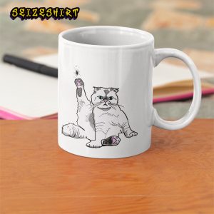 Karma is a Cat Swiftie fan Gift Ceramic White Glossy Coffee Mug