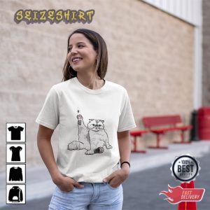 Karma is a Cat Swiftie fan Gift Unisex Graphic Printed T-Shirt Design