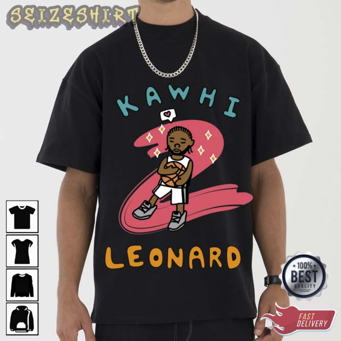 Kawhi Leonard Claw Raptor NBA Art Tee Shirt