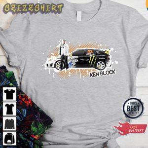 Ken Block 43 Fan Art Ken Block Racing Gift for Fans T-Shirt