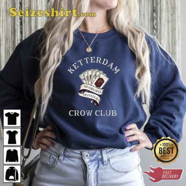 Ketterdam Crow Club Shadow and Bone Sweatshirt