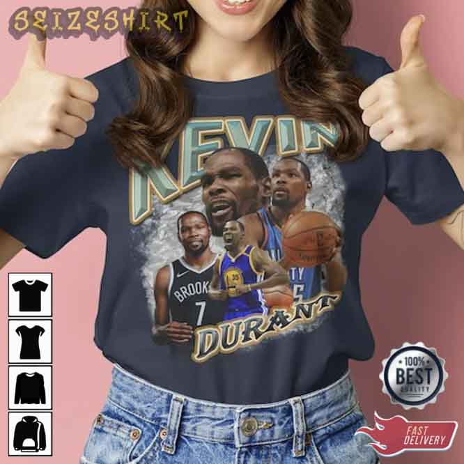 Kevin Durant Shirt NBA Brooklyn Nets Vintage Graphic T-shirt