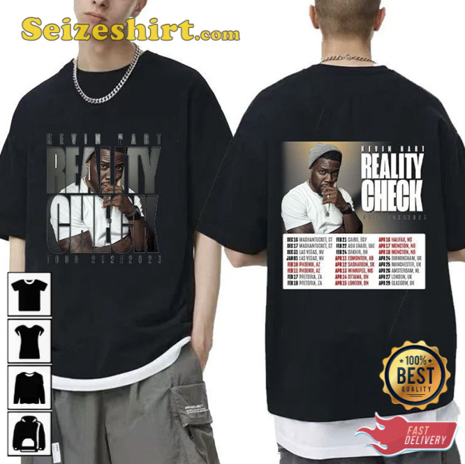 Kevin Hart 2023 Reality Check Tour Shirt