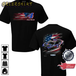 Kevin Harvick 2021 Patriotic Mobil 1 Racing USA Gift for Fans 2Sided Tee