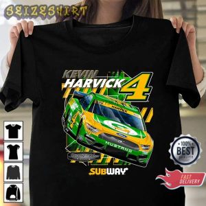 Kevin Harvick 4 Ford Bristol Subway Gift for Fans Unisex Graphic T-Shirt Design