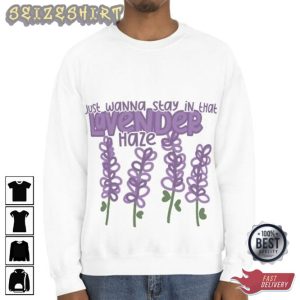 Lavender Flower Taylor, Taylor Album Sweatshirt