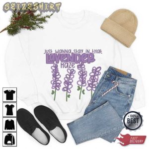 Lavender Flower Taylor, Taylor Album Sweatshirt