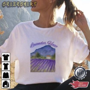 Lavender Haze Embroidered Tee Shirt Taylor Shirt