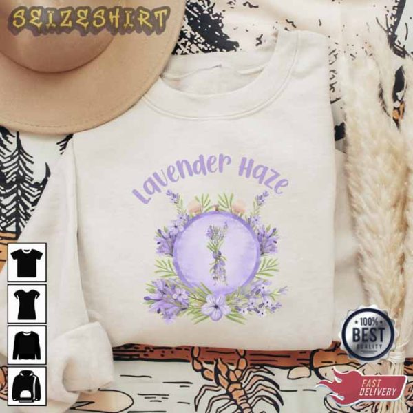 Lavender Haze Midnight Taylor Swift White Shirt