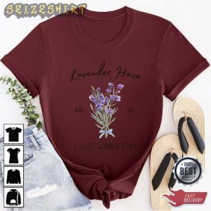 Lavender haze Embroidered Sand Sweatshirt