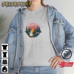 Life is A Journey Camp Lover Retro Vintage Camping Heart Cute Hiking T-Shirt