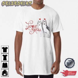 Love You Husky Unisex T-Shirt
