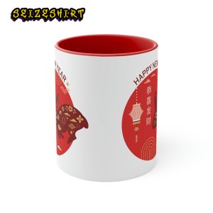Lunar New Year 2023 Year of the Rabbitt Accent Coffee Mug